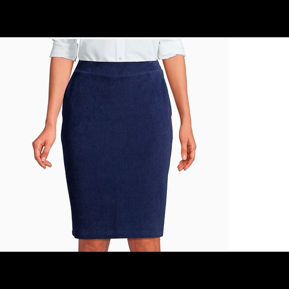 Lands' End Dresses & Skirts - Petite Lands' End Sport Corduroy Pencil Skirt